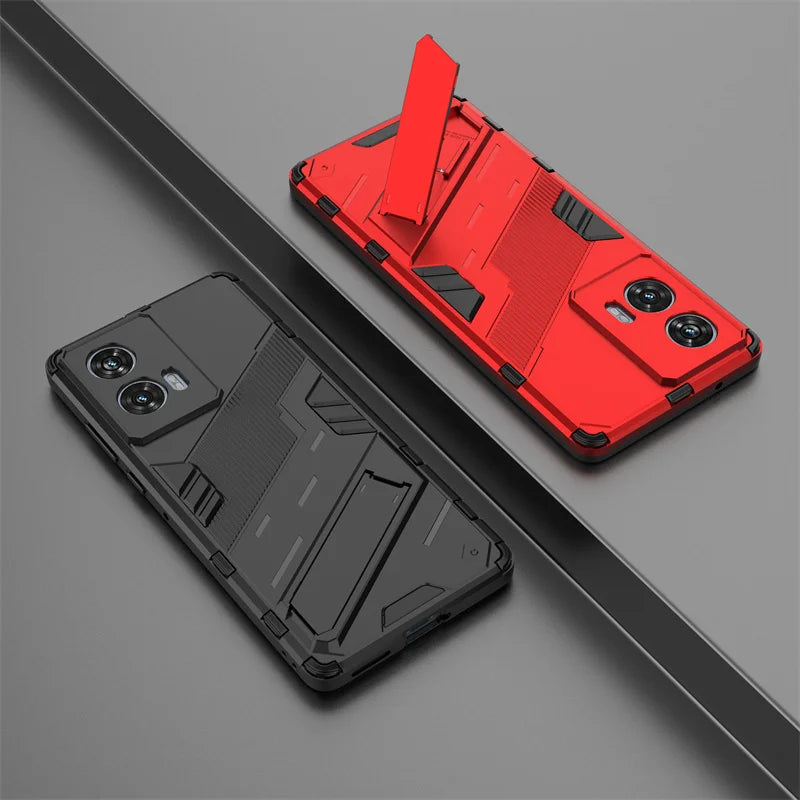 For Motorola Edge 50 Fusion 5G Case Magnetic Armor Shockproof Stand Phone Cases for Moto Edge50 Fusion Edge50Fusion Back Cover