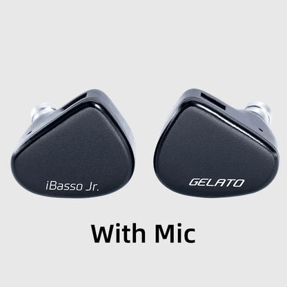 iBasso Jr. Gelato HiFi Wired Earphones In Ear Music Headphones High Quality Sport Headset Customized Pc Gamer Accessories Gifts