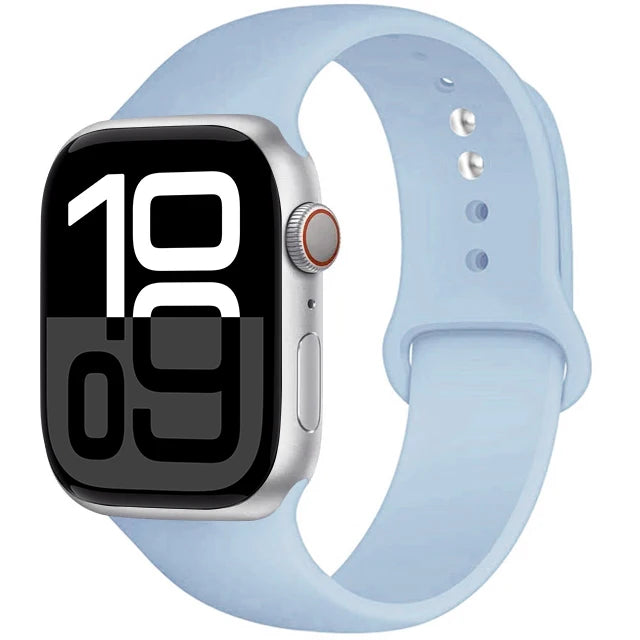 Silicone Band For Apple Watch straps 45mm 44mm 40mm 41mm 42mm-46mm sport bracelet iwatch series 8 7 6 5 SE 9 10 11 Ultra 2 49mm