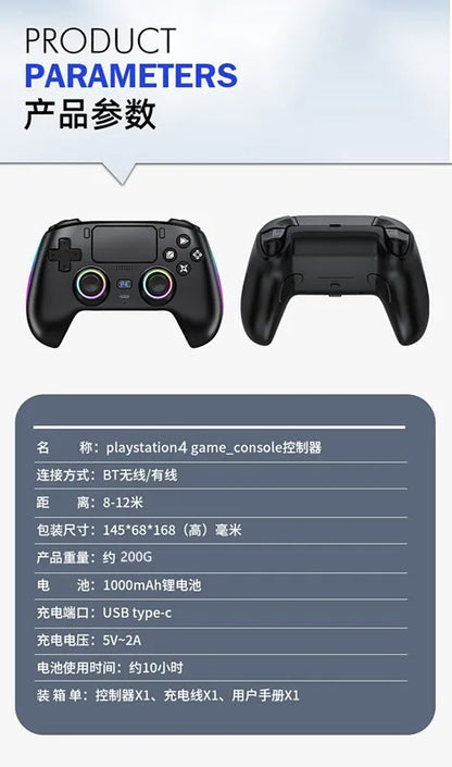 Wireless Gamepad Gyro Sensor Hall Joystick and Effect Trigger Built-in Speaker for PS5 ps4 Wired Controller Gamer Wireless Game