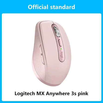 Logitech MX Anywhere 3S Wireless Ergonomic Mouse, 8000 DPI Darkfield, MagSpeed, Logitech Flow, 10m Range, USB-C, Multi-Device