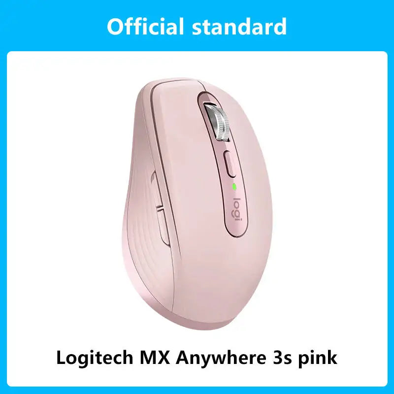 Logitech MX Anywhere 3S Wireless Ergonomic Mouse, 8000 DPI Darkfield, MagSpeed, Logitech Flow, 10m Range, USB-C, Multi-Device