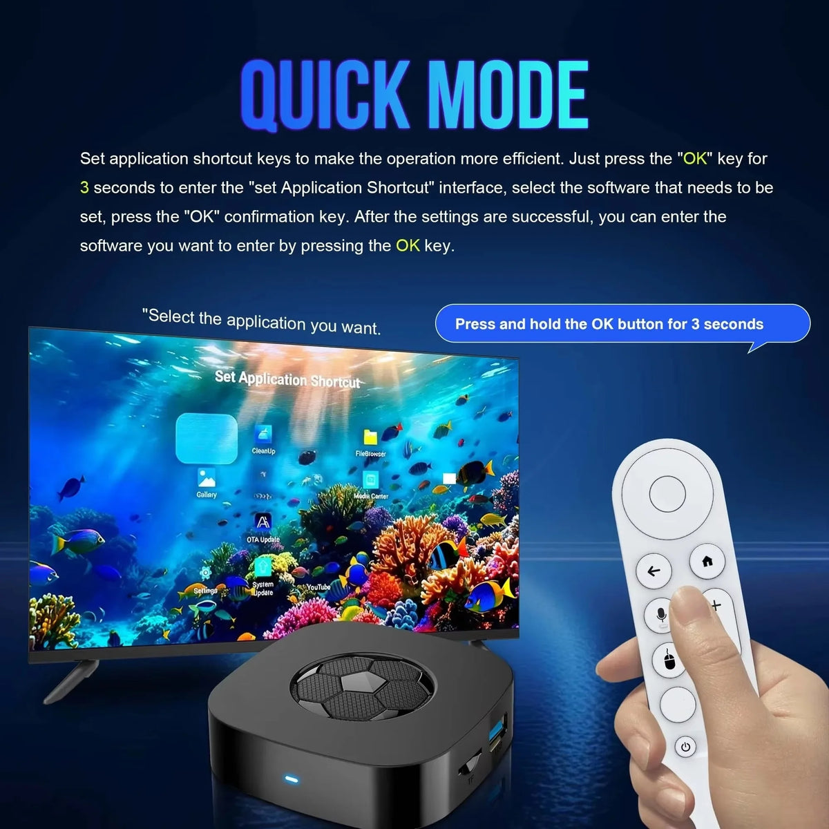 T1 Uarl TV Box Dual UI Interface 8K Ultra HD Android 16 8GB 128GB WIFI 6 Assistant Smart Streaming Media Player Set-top Box