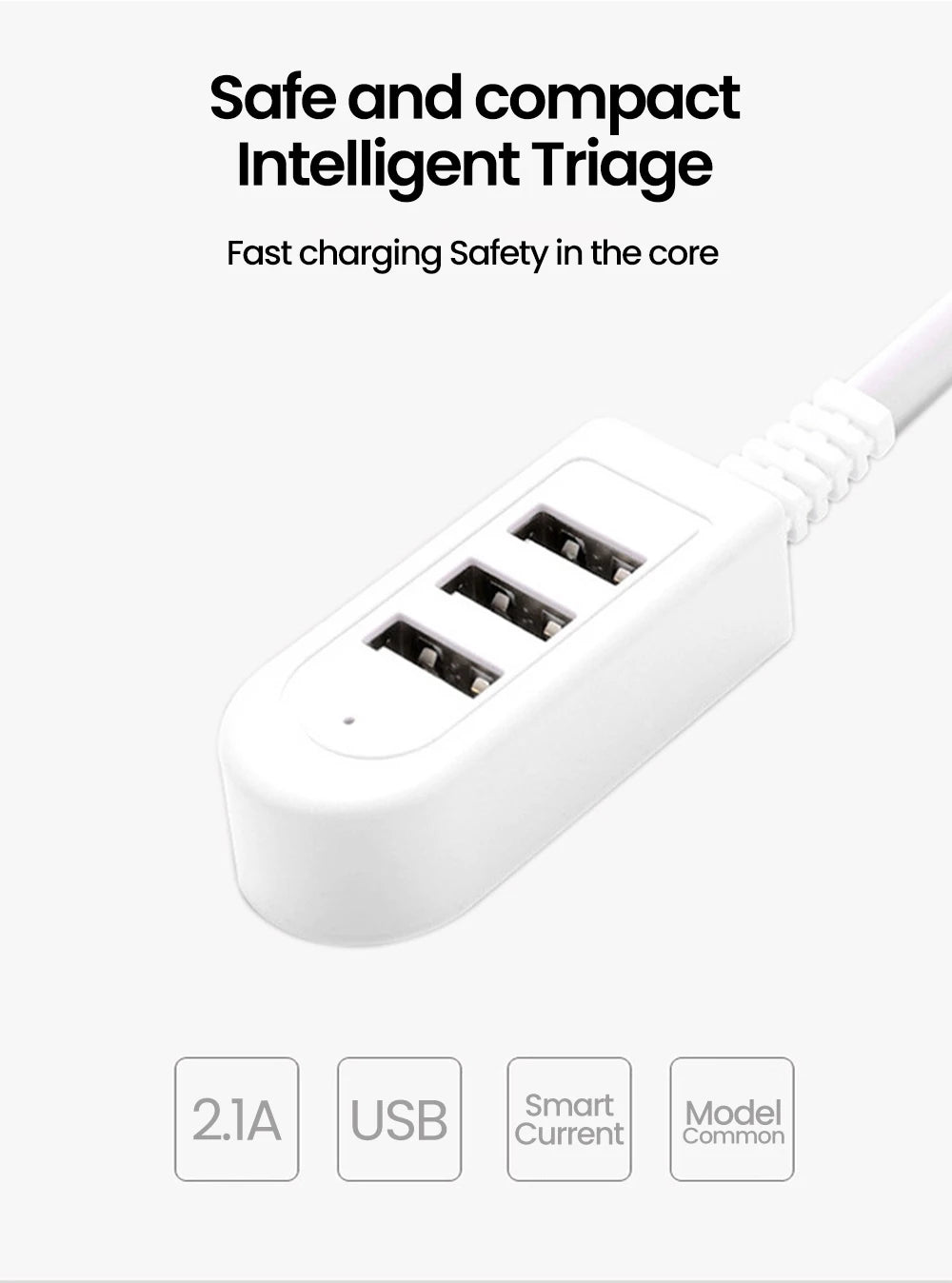 3 In 1 USB HUB Splitter Socket Multi-function USB Charger USB Port Hub High Speed Data Transfer For PC Laptop 30cm/120cm USB Hub