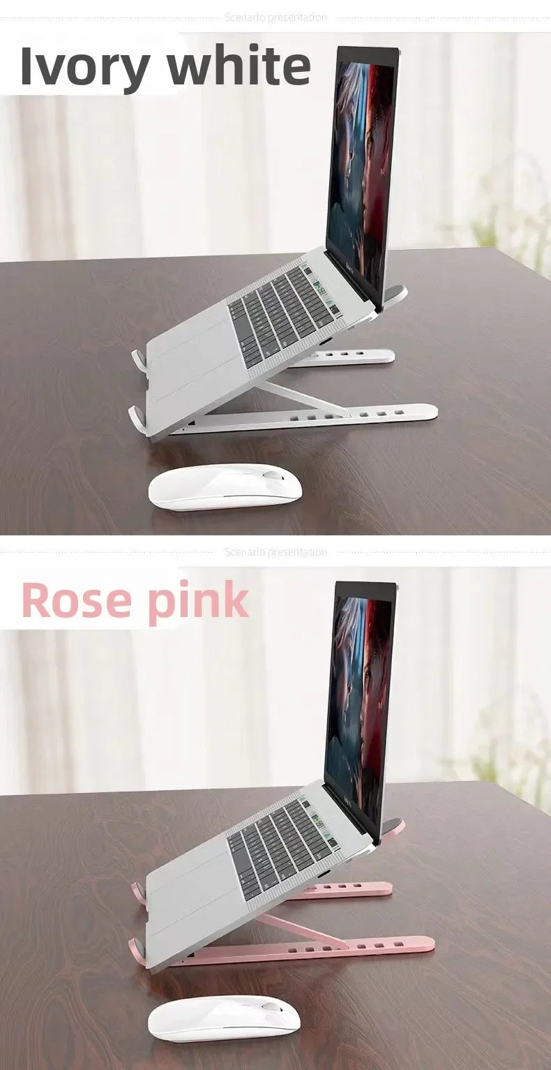Tablet Stand Holder Folding Heat Dissipation Storage Lifting Adjustable Laptop Stand for Ipad