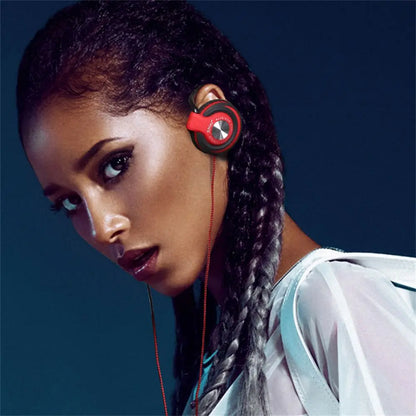 Sports Running FM and Over-ear for Phones/MP3/MP4 HIFI Stereo Wired Headphones Bass Headset Wired Earphone Ear Hanging