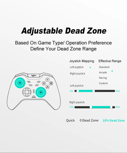 Pink Game Controller, Original PXN P5 Controller Supports Switch, iOS, Android, Computer PC, Built-in 2.4G Receiver