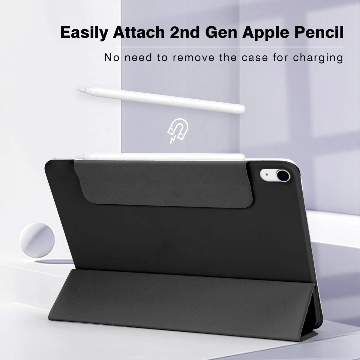 2026 for iPad Pro 13 Case M5 M4 2025 Air 11 M3 M2 12.9 Powerful Magnetic Attachment Slim Trifold Stand Case for iPad Air 5 10th