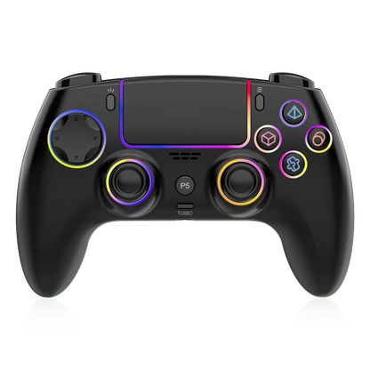 WITSURGE Hall Effect PS5 Controller,Wireless Anti-Drift Gamepad,Dual Hall Joysticks&Triggers,Macro Back Buttons,1500mAh, RGB