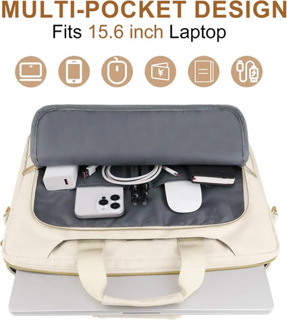 Laptop Shoulder Bag for MacBook Air Pro 15 16 M4 M3 M2 M1 Laptop Handbag Dell HP Acer Asus Notebook Messenger Sleeve Briefcase