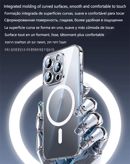 Official Original Magnet Clear Case For Iphone 17 Air 16 15 14 Plus 12 13 Mini 11 Pro Max 7 8 Se 20 X Xs Xr Apple Magsafe Cover