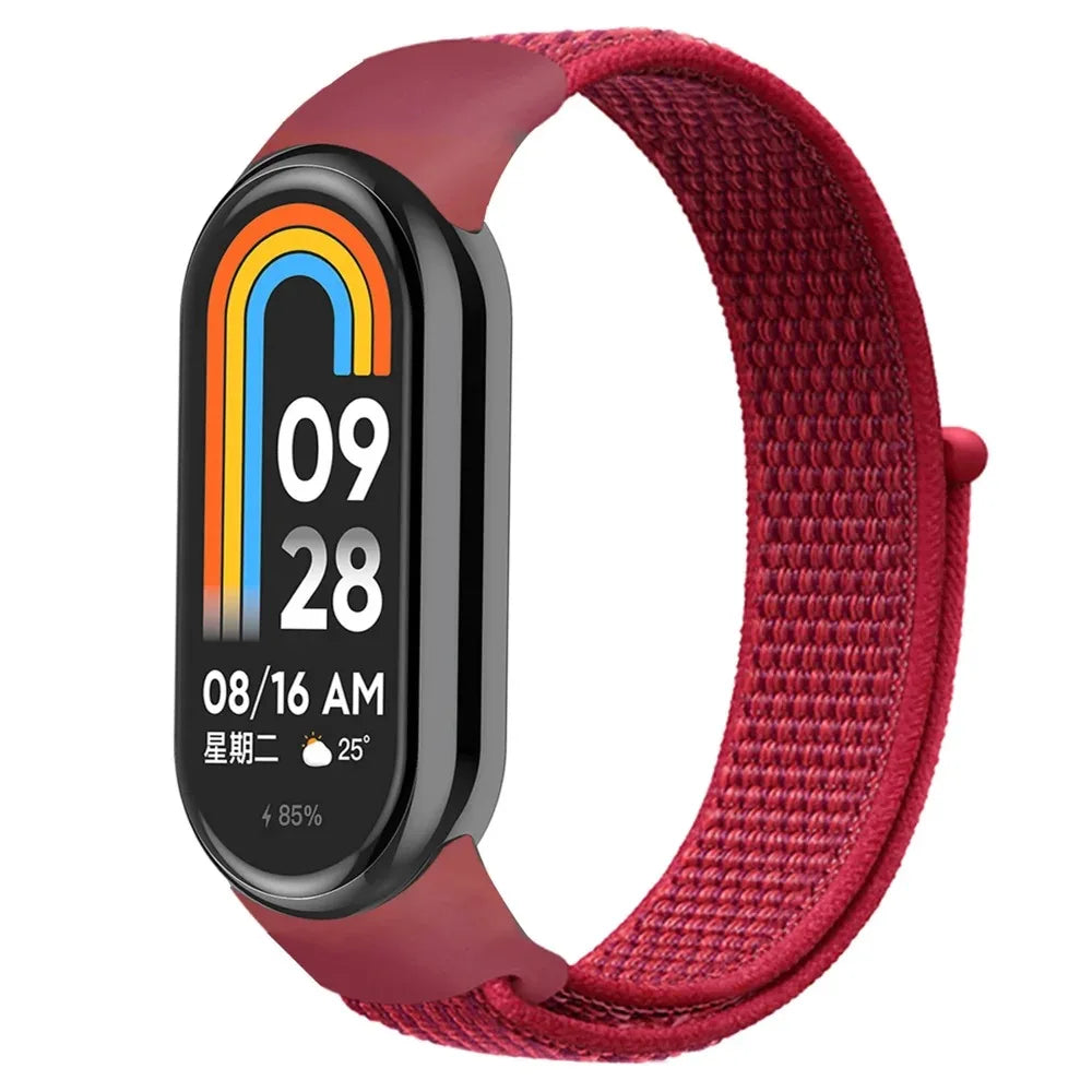 Nylon Loop Strap for Xiaomi Mi Band 11 10 9 8 7 6 5 4 Breathable wristband Smartwatch Bracelet sport pulsera watchband Miband 11