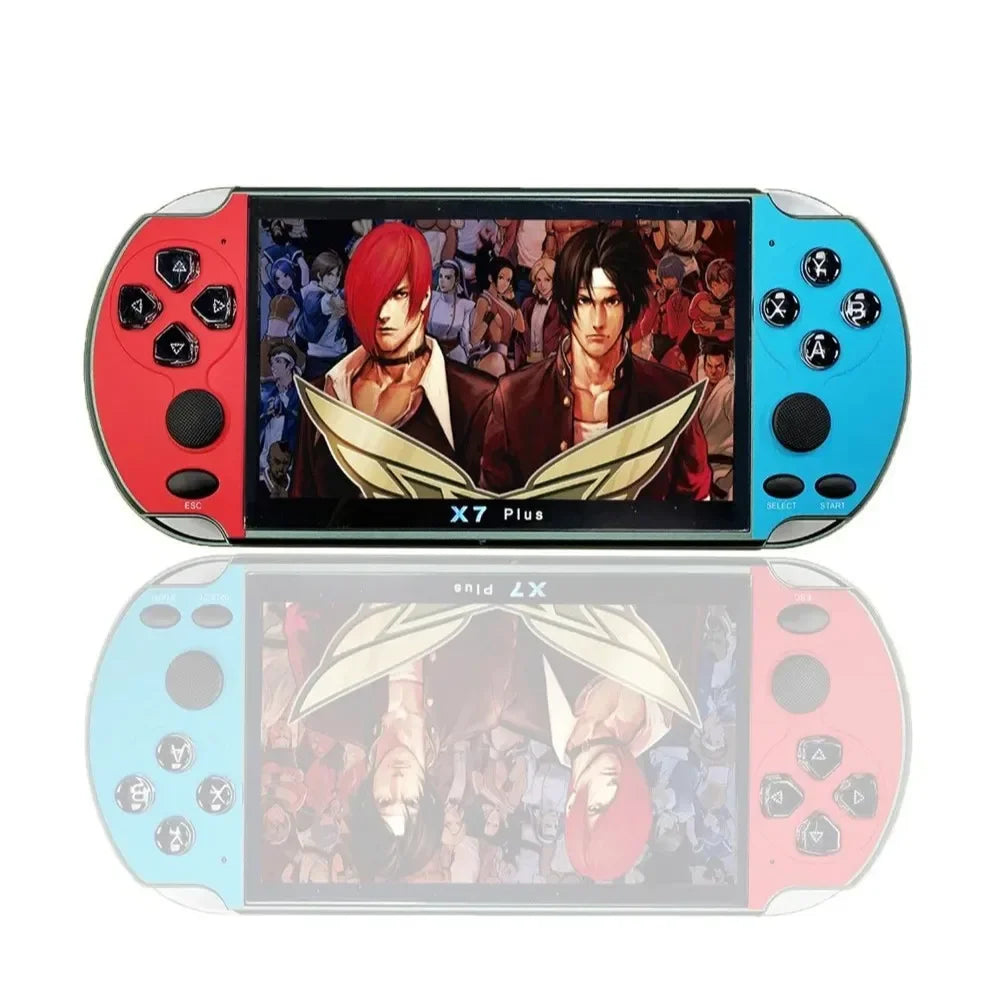 Nostalgic 8G double joystick PSP game console 5.1 inch high definition large screen x7 plus handheld game console