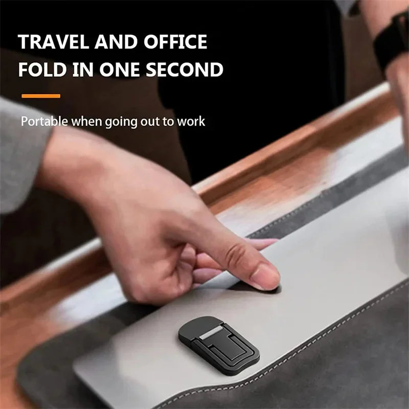 Adjustable Folding Laptop Stand Mini Legs Ultra-thin Portable Support Cooling Holder Invisible Bracket For Macbook Lenovo Laptop
