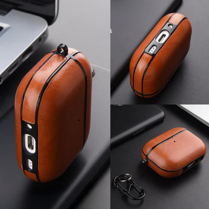 Leather PU Earphone Cover For AirPods Pro 3 2025 Case For AirPods Pro 2 2nd Pro2 Cases For AirPods 5 4 3 2 Funda Headphone Coque