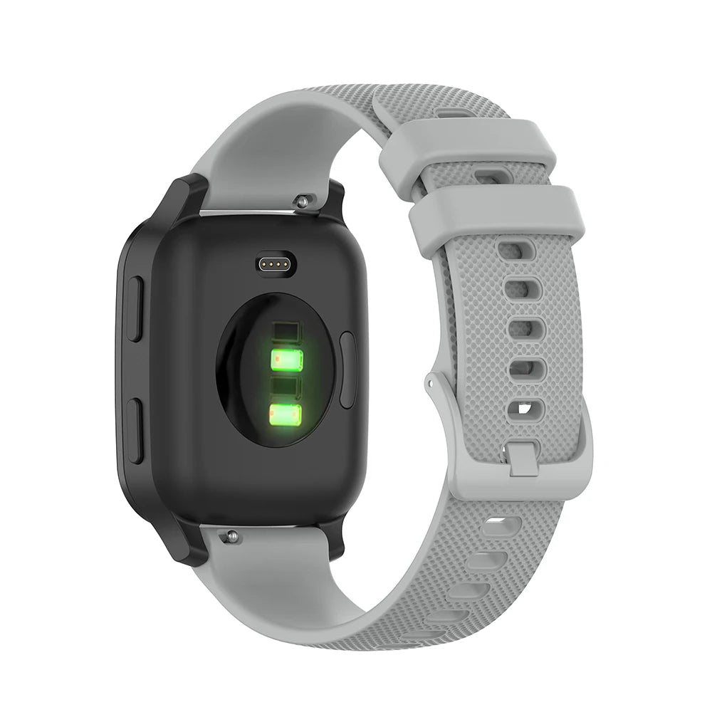 20mm 18 22 Silicone Strap For Garmin Venu SQ Venu 2 Plus Galaxy Smart Watch Band for Xiaomi Huami Amazfit GTR GTS Bip S/U