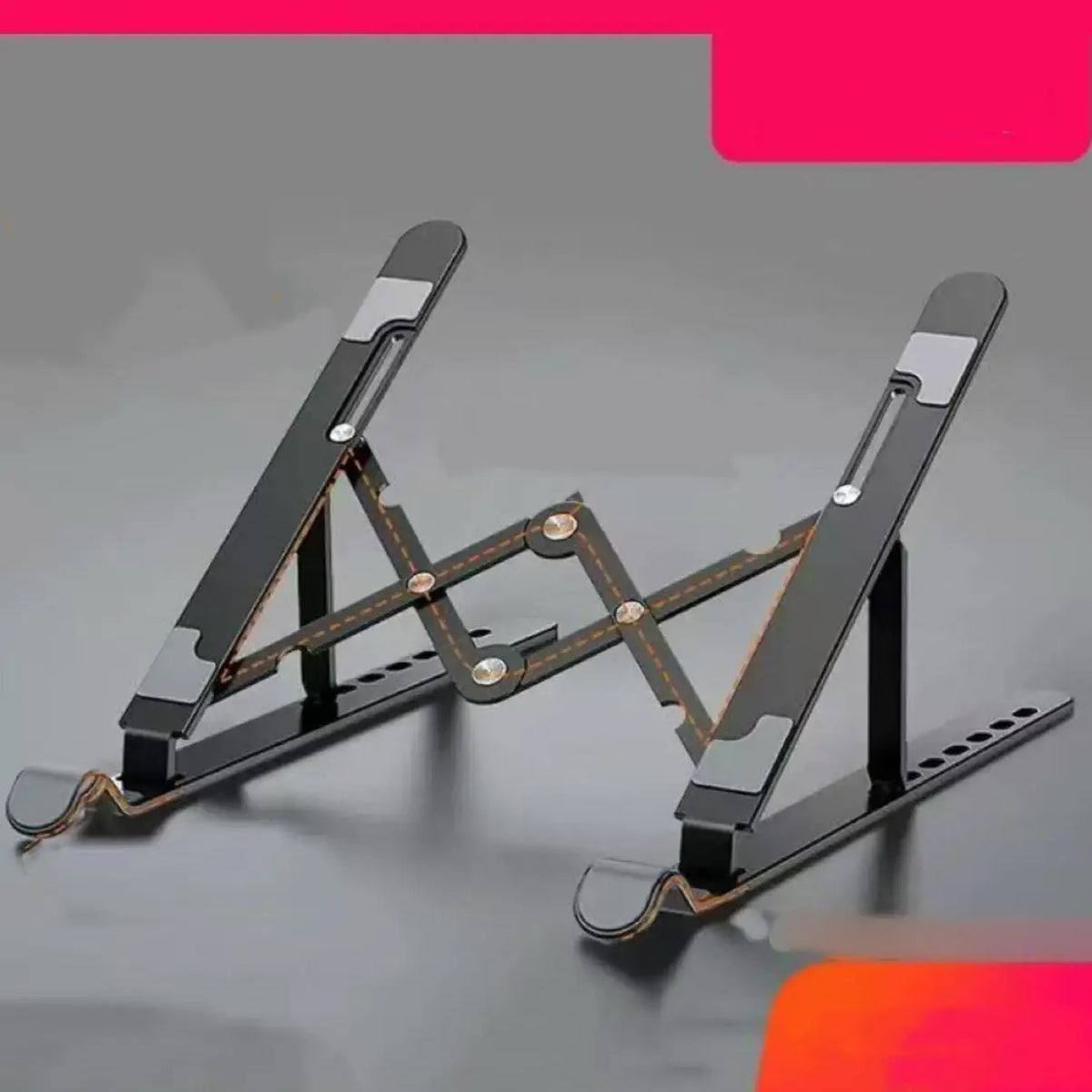 Foldable Laptop Stand Holder Riser Portable Adjustable Notebook Stand Computer Stand 7 Angles for MacBook Tablets