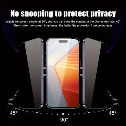1-5PCS Oleophobic Coating Privacy Screen Protectors For iPhone 17 Pro Max iPhone 18 Pro Air 16 15 14 13 12 11 16e Tempered Glass