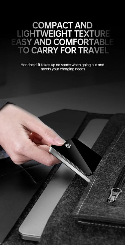 Ultra-thin Magnetic Power Bank Wireless Fast Charging Portable Battery for Apple Watch iPhone Samsung for Magsafe Powerbank
