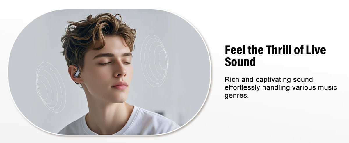 Wireless Bluetooth 5.4 Earbuds High Quality Sound and Noise Reduction Mic, 75H Playtime, Power Display, IPX7 Waterproof Earphone