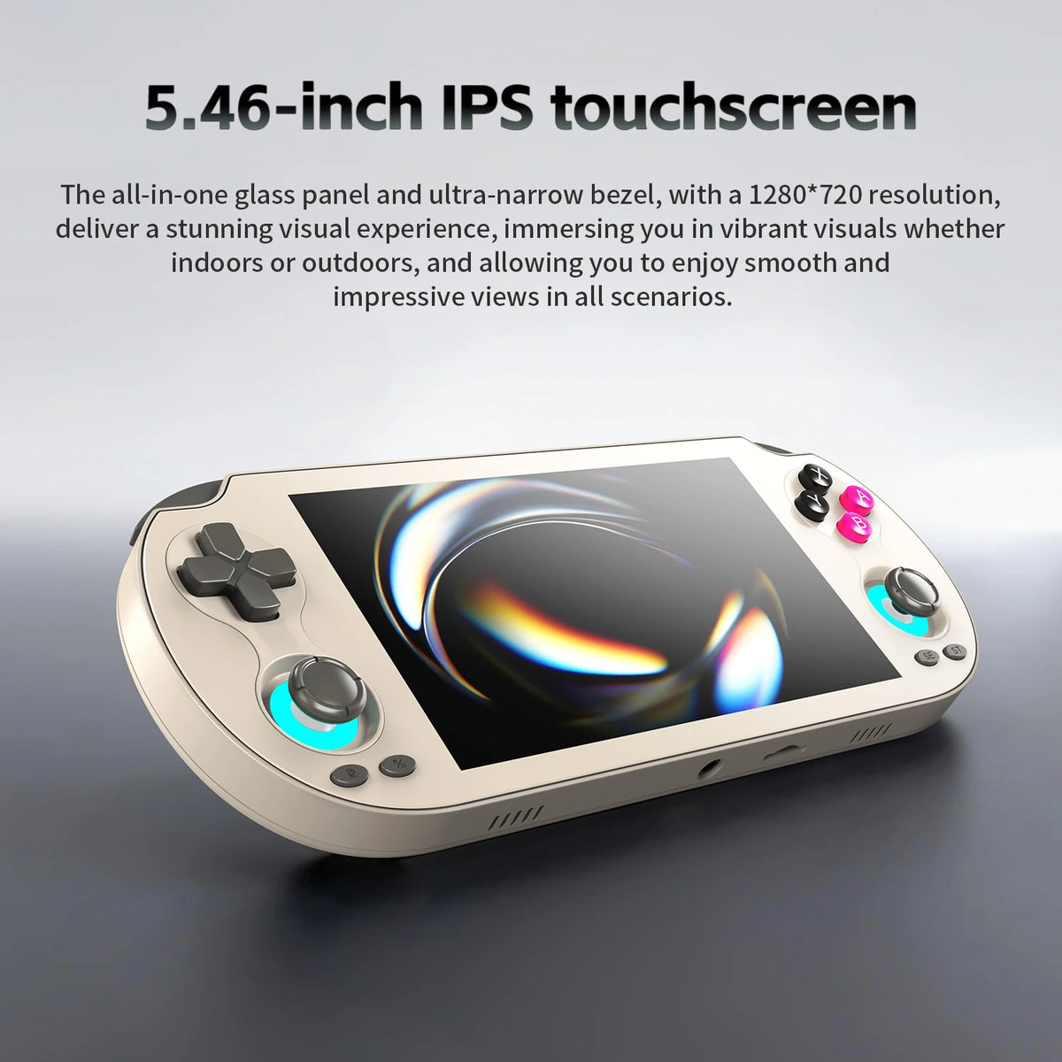 ANBERNIC RG VITA Handheld Game Console IPS Touchscreen 5000mAh Video Gaming Player Supports AI Streaming RixelHK