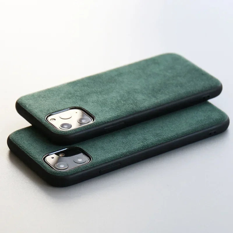 Phone Case Made of Italian Leather for Google Pixel 9 Pro 8 Pro 7 Pixel Fold 8A 7A Luxury Business Artificial Phone Case