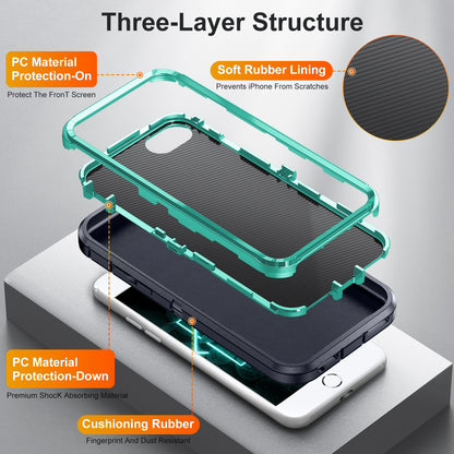 for iPhone SE 2022 6 7 8 Plus X Case [Military Grade Drop Protection][Non-Slip] Full Body Heavy Duty Shockproof Phone Case Cover