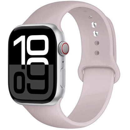 Silicone Band For Apple Watch straps 45mm 44mm 40mm 41mm 42mm-46mm sport bracelet iwatch series 8 7 6 5 SE 9 10 11 Ultra 2 49mm