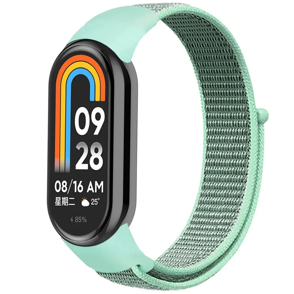 Nylon Loop Strap for Xiaomi Mi Band 11 10 9 8 7 6 5 4 Breathable wristband Smartwatch Bracelet sport pulsera watchband Miband 11