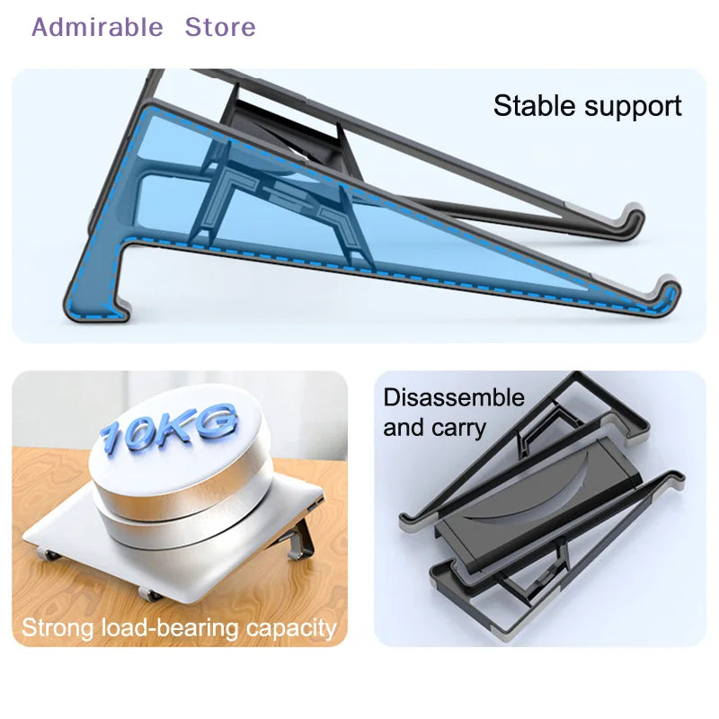 [W]2in1 Laptop Vertical Holder Tablet Notebook Computer Heightening Stand Bracket For  For  Pro For Office Studio