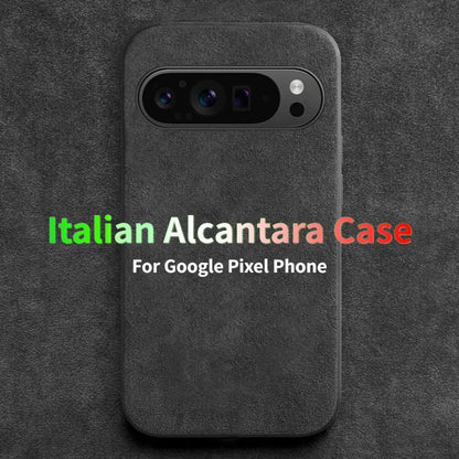 Phone Case Made of Italian Leather for Google Pixel 9 Pro 8 Pro 7 Pixel Fold 8A 7A Luxury Business Artificial Phone Case
