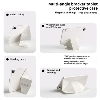 ZOYU Magnetic Case for iPad Air 4/5/7/8th Gen, for iPad 10/11th /Pro 11 12.9 13 M2 M3 Mini 6/7th , 20+ Multi-Angle Origami Cover