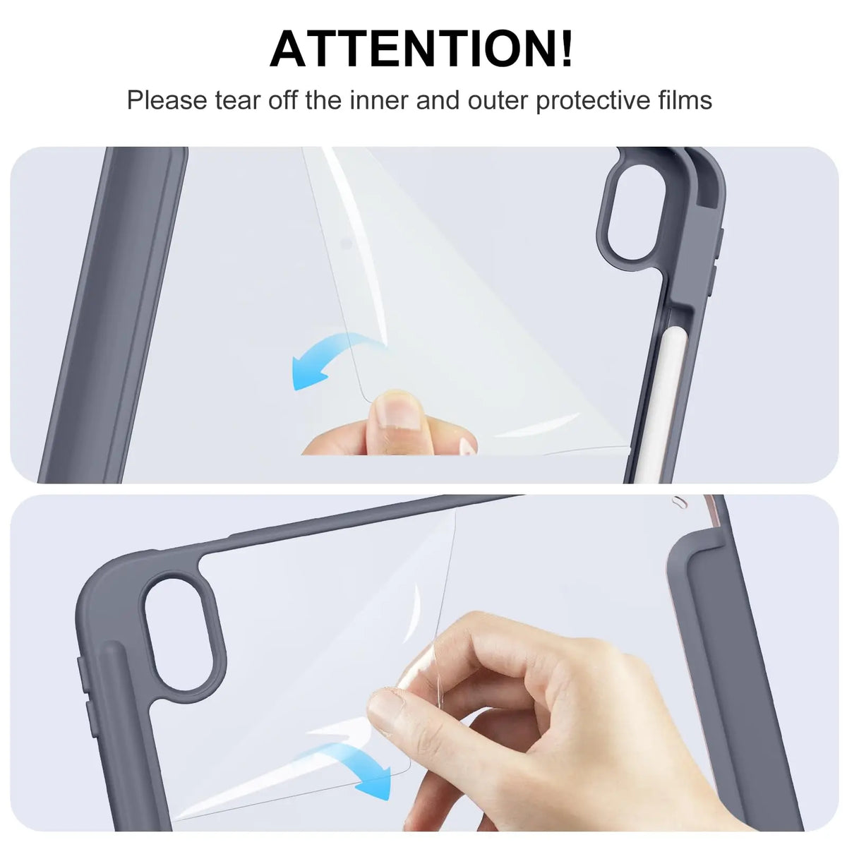 Case for iPad (A16) 11th Generation 11 Inch 2025 / 10th Generation 10.9 Inch 2022 with Pencil Holder, Magnetic Flip Smart Cover