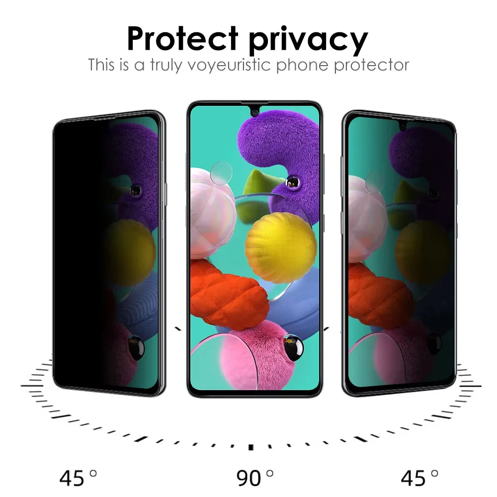 Anti Spy Tempered Glass For Samsung Galaxy S25 Ultra S24 FE S23 Plus S22 S21 S20 S10 Note 20 10 Lite Privacy Screen Protector