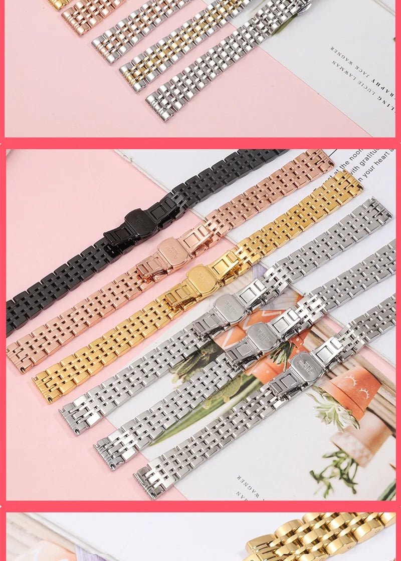For Garmin Lily2 New Watchband Quick Women's Watch Metal Stainless Steel Lily 2 Girls Smart Bracelet Fashion Strap 14mm