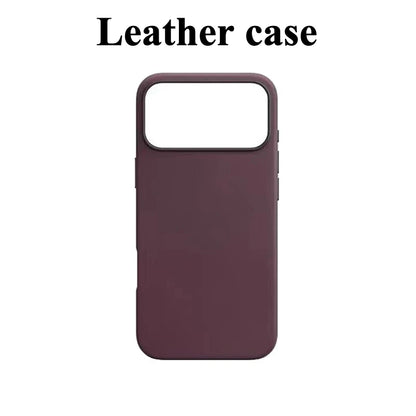 For Apple Magsafe Leather Case for IPhone 17 Pro Max 17 Air Case Wireless Charging Magnetic Cover 16 Pro Max with Box