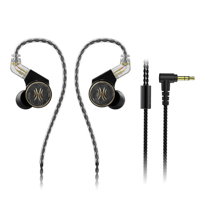 Oneodio Master1 Wired Earphones In Ear 1BA+1DD Hi-Res Monitor Headphones Detachable HiFi Earbuds 3.5mm/Type C With Microphone
