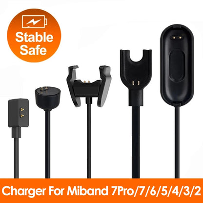 USB Magnetic Charger Wire For Xiaomi Mi Band 7 Pro Smart Watch Charging Cable For Xiaomi 6 5 4 3 2 Portable USB Charger Adapter