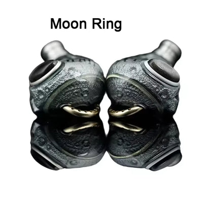 ARTPICAL Lunar Ring In-Ear Earphones Moon Ring HIFI Wired Headphones 4.4mm Balanced Plug Monitoring Headsets Replaceable Earbuds