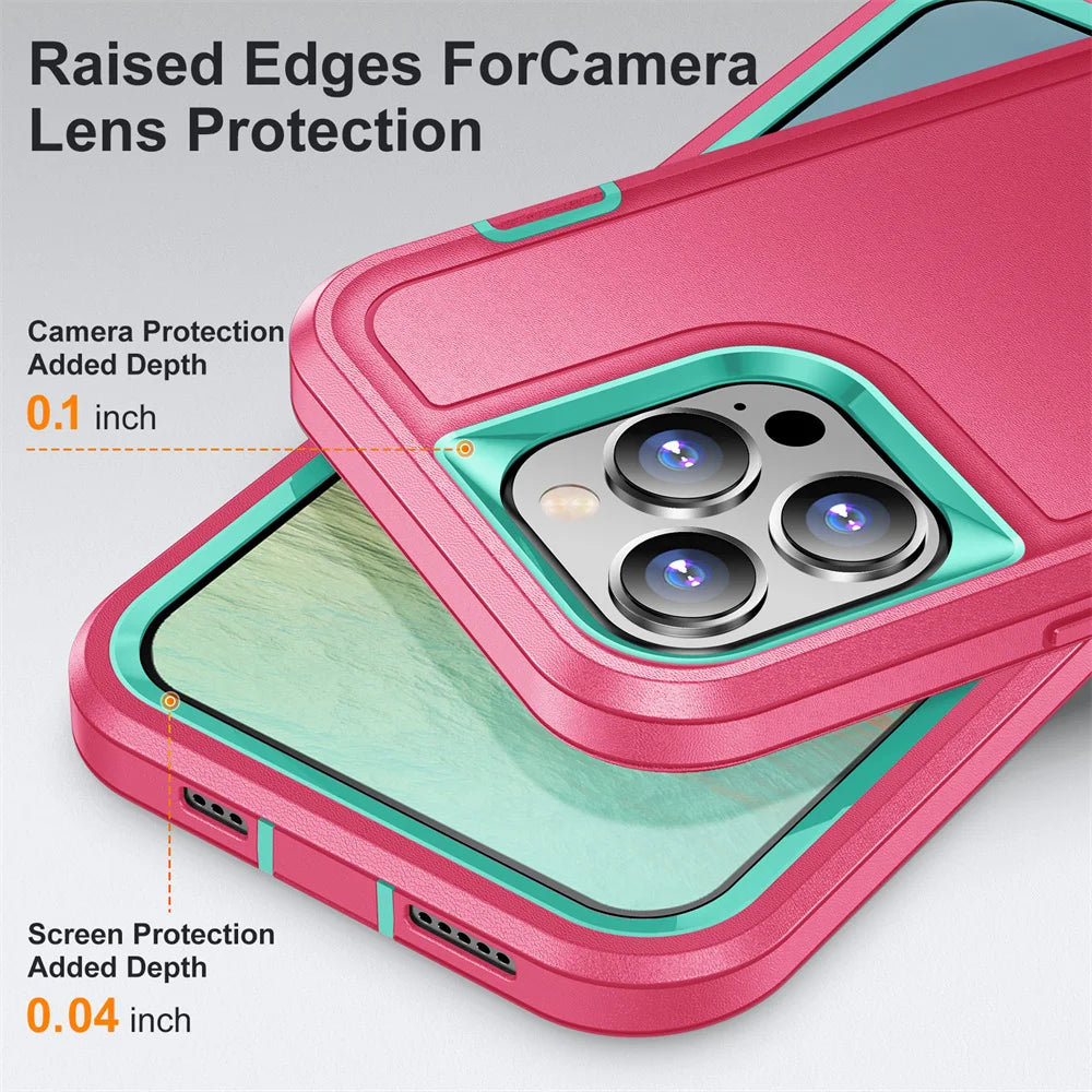 for iPhone SE 2022 6 7 8 Plus X Case [Military Grade Drop Protection][Non-Slip] Full Body Heavy Duty Shockproof Phone Case Cover