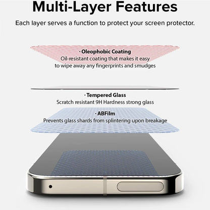Phenvel Glass For Google Pixel 9 Pro, Pixel 9a, Pixel9, Pixel 9 Pro XL Crystal Tempered Glass Screen Protector Ultrasonic Unlock