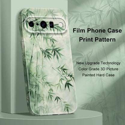 Green Bamboo Forest Phone Case For Google Pixel 10 9 9A 8 8A 7 7A Pro XL 5G Film Hard Cover