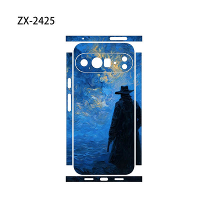 Creative Skin Wrap for Google Pixel 10 9 8 7 Pro 6 6A Back Screen Protector Film Cover Case Macaroon Wrap Sticker