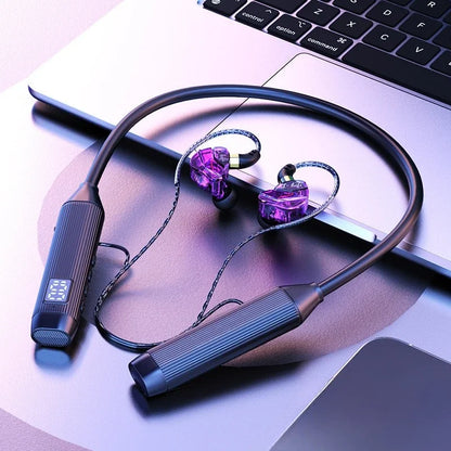 In-Ear Comfortable Wear Earphone Neck-hung Wireless Bluetooth Headphone Ultra-Long Battery Life Noise Cancellation Earbuds