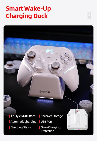 BEITONG PANGU Modular Wireless Controller, DIY Layout, Tool-Free Swap, TMR Joystick, for Switch/PC/Android/iOS