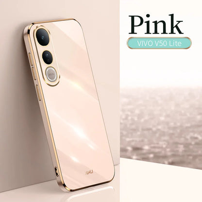 Funda Vivo V50 Lite 4g 5g Luxury Fashion Plating Case For VIVO V50 Lite Soft Slim Silicone Shockproof High Quality Phone Cover