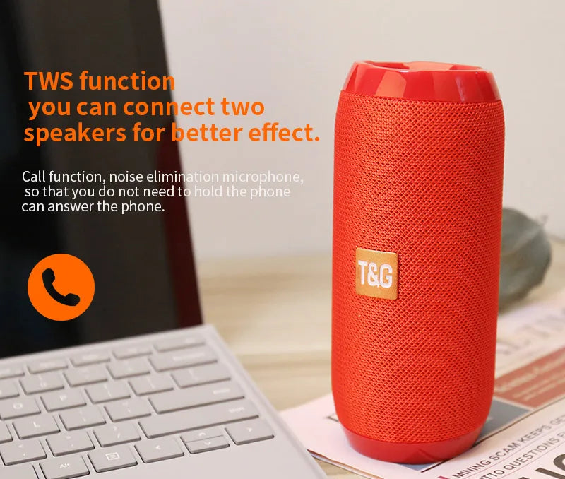 Portable Wireless Bluetooth Speaker Blutooth Music Sound Box For Caixa De Som Blootooth Subwoofer Radio FM Handfree Bass System