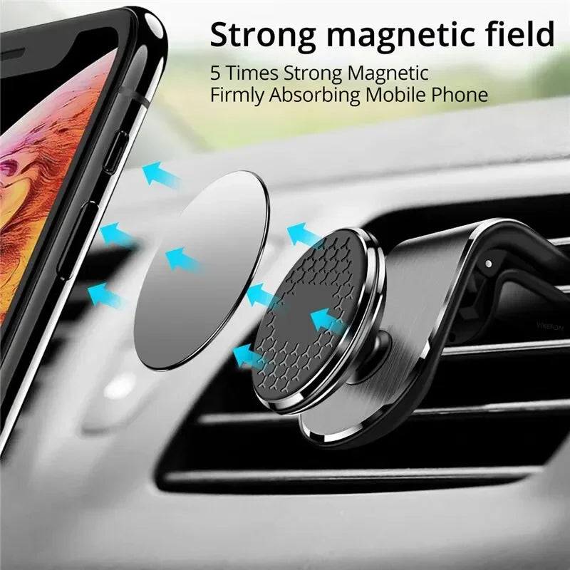 Magnetic Car Phone Holder Universal Air Vent Car Phone Mount Mobile GPS Support  Mobile Phone Holder, Car Supplies, Small Tools