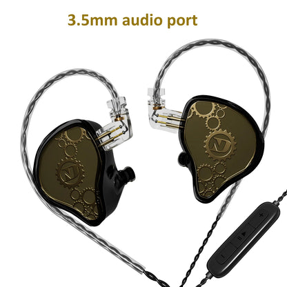 ND Venus Type C/3.5mm Wired Headphones Dynamic Drive HiFi Bass Stereo Music Earphones Noise Cancelling Game Headset For Phone PC