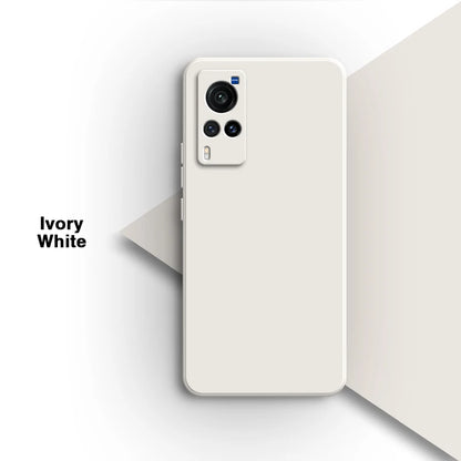 Simple Original Case Back Cover for VIVO X60 X60T Pro X60Pro Plus Pro+ X60S 5G Lens Protection Soft Square Liquid Silicone Shell